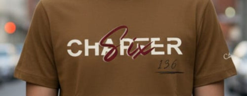 Chapter 6 Printed Brown T-Shirt - Premium Cotton (220 GSM)