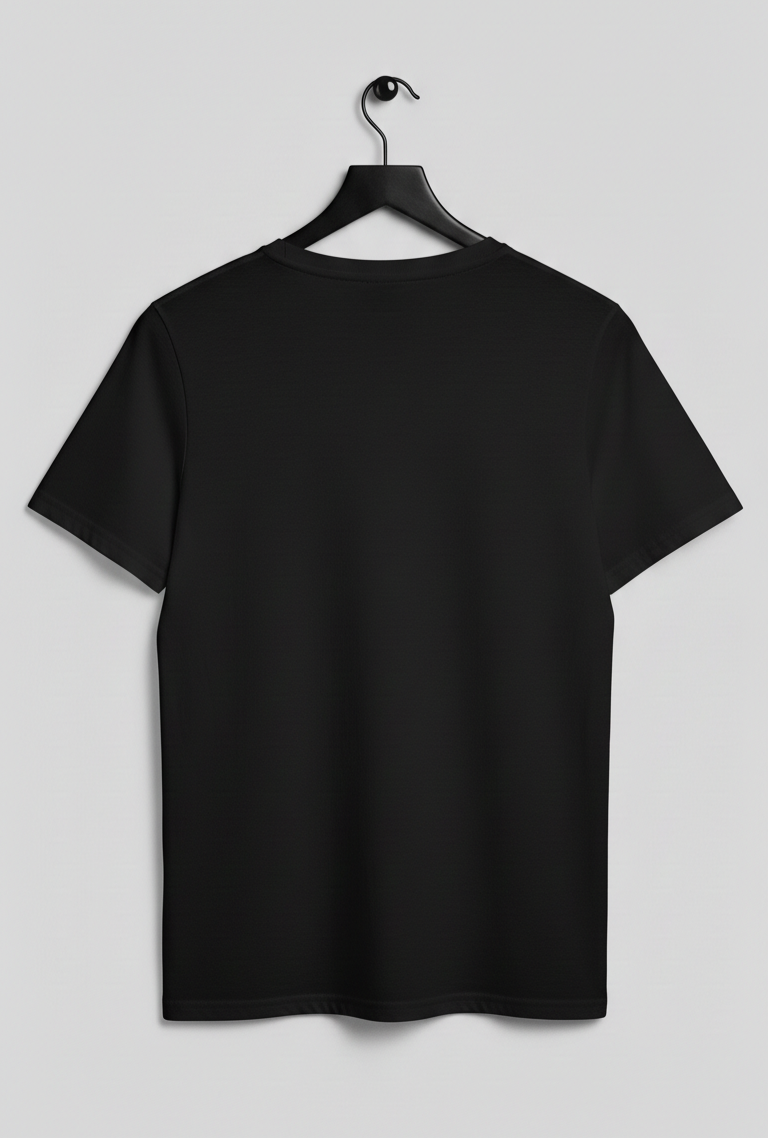 Sarcasm Printed Black Men's T-Shirt - Premium Cotton (220 GSM)