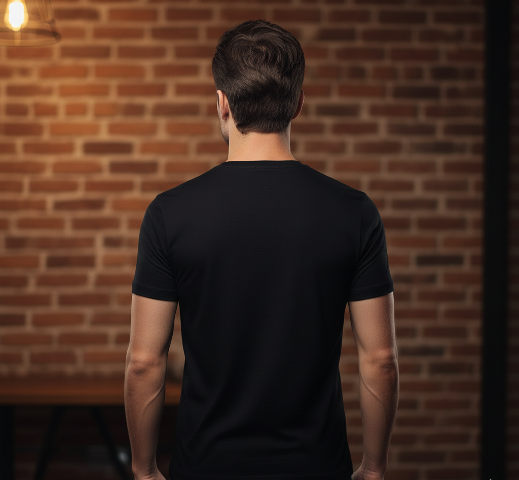 Sarcasm Printed Black Men's T-Shirt - Premium Cotton (220 GSM)